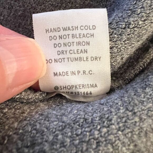 EUC Kerisma Aja Very Oversize Sweater‎ Dress in Ash Gray One Size - Picture 4 of 4